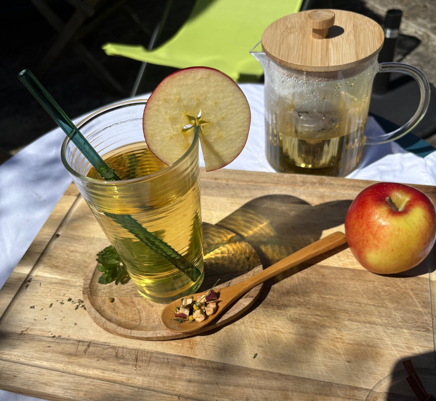 tisane normande pommes menthe camomille apaisante fruitée